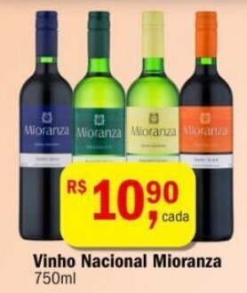 Ultrabox Vinho Nacional Mioranza 750ml oferta