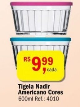 Ultrabox Tigela Nadir Americano Cores 600ml Ref.: 4010 oferta
