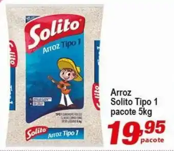 Ricoy Supermercados Arroz Solito Tipo 1 pacote 5kg oferta