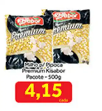 Milho P/ Pipoca Premim Kisabor pacote 500g