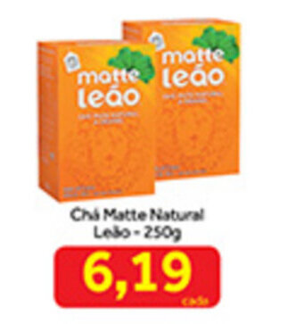 Shibata Supermercados Cha Matte Natural Leao 250g oferta