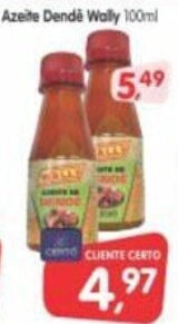 Cercadão Azeite Dende Wally 100ml oferta
