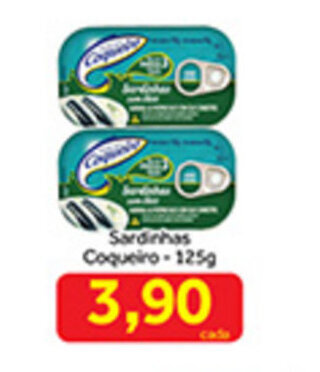 Shibata Supermercados Sardinhas Coqueiro 125g oferta