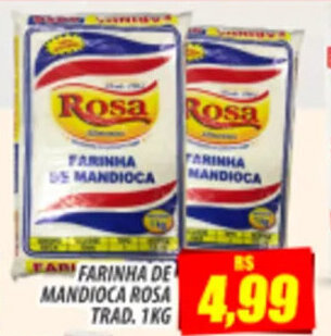 Juzan FARINHA DE MANDIOCA ROSA TRAD. 1KG oferta