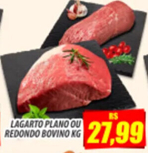 LAGARTO PLANO OU REDONDO BOVINO KG