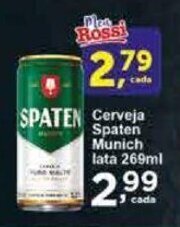 Rossi Supermercado Cerveja Spaten Munich lata 269ml oferta