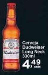 Rossi Supermercado Cerveja Budweiser long neck 330ml oferta
