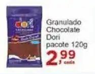 Rossi Supermercado Granulado Chocolate Dori pacote 120g oferta