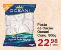 Rossi Supermercado Posta de Cação Oceani Cong. 800g oferta