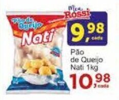 Rossi Supermercado Pão de Queijo Nati 1kg oferta