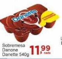 Rossi Supermercado Sobremesa Danone Danette 540g oferta