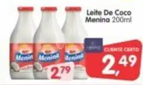 Cercadão Leite de Coco Menina 200ml oferta