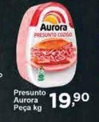 Rossi Supermercado Presunto Aurora Peça kg oferta