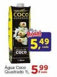 Rossi Supermercado Água Coco Quadrado 1L oferta