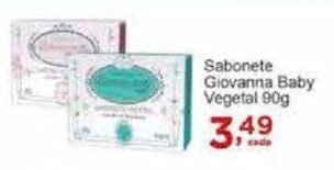 Rossi Supermercado Sabonete Giovanna Baby Vegetal 90g oferta