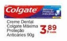 Rossi Supermercado Creme Dental Colgate Máxima Proteção Anticaries 90g oferta