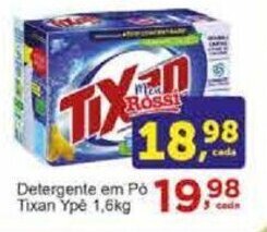 Rossi Supermercado Detergente em Pó Tixan Ypê 1,6kg oferta