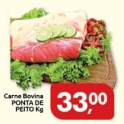 Supermercados Nori Carne Bovina PONTA DE PEITO Kg oferta