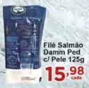 Rossi Supermercado Filé Salmão Damm Ped c/ Pele 125g oferta