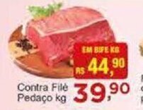 Rossi Supermercado Contra Filé Pedaço kg oferta