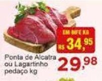 Rossi Supermercado Ponta de Alcatra ou Lagartinho pedaço kg oferta