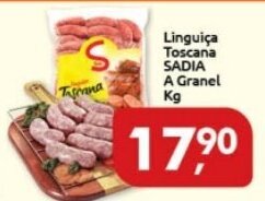 Supermercados Nori Linguiça Toscana SADIA A Granel kg oferta
