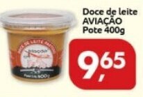 Supermercados Nori Doce de leite AVIAÇÃO Pote 400g oferta