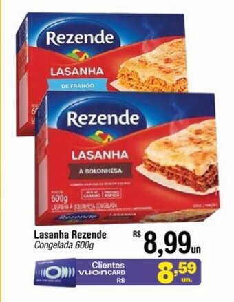 Fort Atacadista Lasanha Rezende Congelada 600g oferta