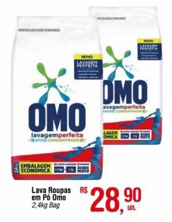Fort Atacadista Lava Roupas em Pó Omo 2,4kg Bag oferta