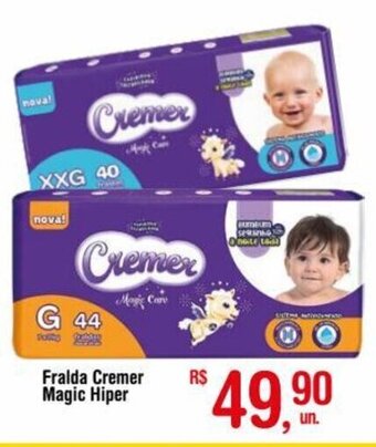 Fort Atacadista Fralda Cremer Magic Hiper oferta