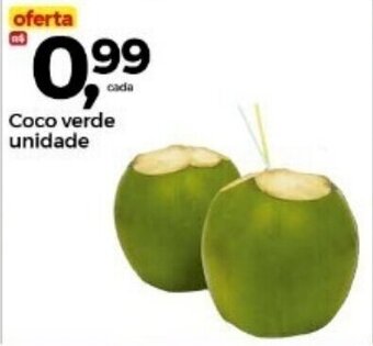 Frangolândia Coco verde unidade oferta
