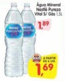 Cercadão Agua Mineral Nestle Pureza Vital s/ Gas 1.5L oferta