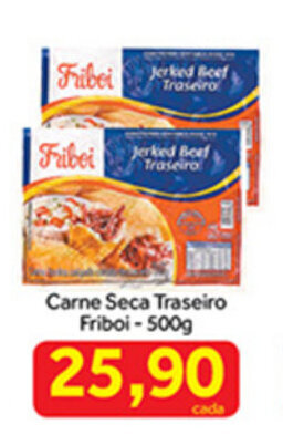 Shibata Supermercados Carne Seca Traseiro Friboi 500g oferta