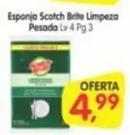 Esponja Scotch Brite Limpeza Pesoda