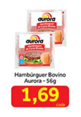 Shibata Supermercados Hamburguer Bovino Aurora 56g oferta