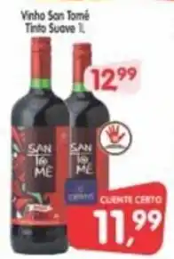 Cercadão Vinho San Tome Tinto 1L oferta
