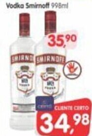 Cercadão Vodka Smirnoff 998ml oferta