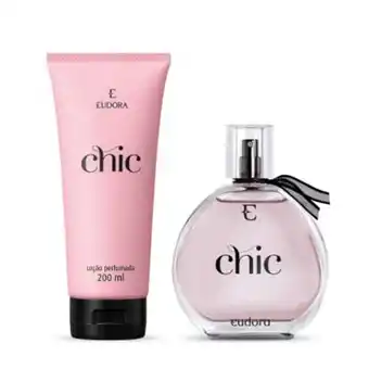 Eudora Combo chic: desodorante colônia 95ml + loção corporal 200ml oferta