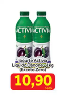 Shibata Supermercados Iogurte Activia Liquido Danone 1kg oferta