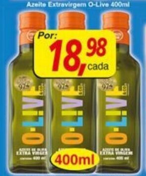 Supermercados Guanabara Azeite Extravirgem O-Live 400ml oferta