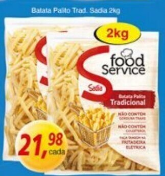 Supermercados Guanabara Batata Palito Trad. Sadia 2kg oferta
