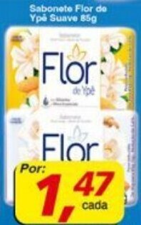 Supermercados Guanabara Sabonete Flor de Ype Suave 85g oferta