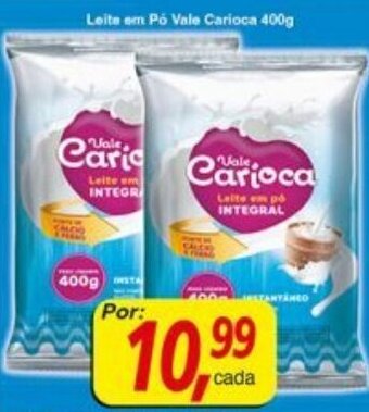 Supermercados Guanabara Leite em Pó Vale Carioca 400g oferta