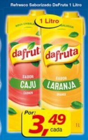 Supermercados Guanabara Refresco Saborizado DaFruta 1 Litro oferta