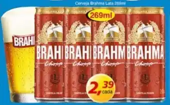 Supermercados Guanabara Cerveja Brahma Lata 269ml oferta