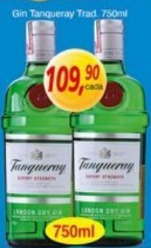 Supermercados Guanabara Gin Tanqueray Trad. 750ml oferta