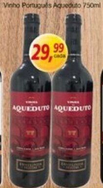 Supermercados Guanabara Vinho Portugues Aqueduto 750ml oferta