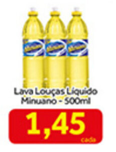 Shibata Supermercados Lava Loucas Liquido Minuano 500ml oferta