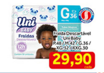Fralda Descartavel Uni Baby