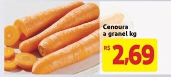 Mercado Extra Cenoura a granel 1kg oferta